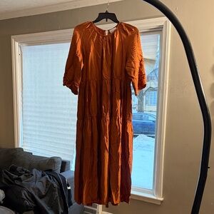Rusty Orange Dress